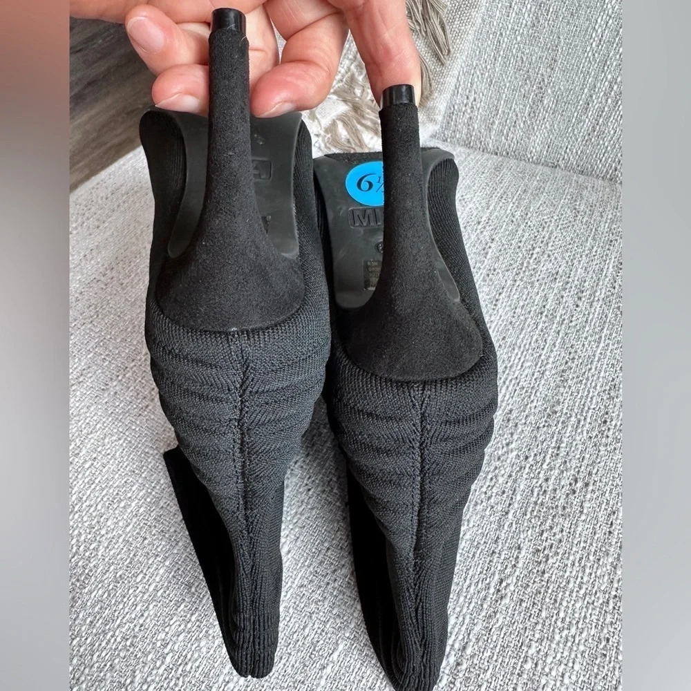 🛍️ NEW  MIA black knit boots (3.5” heels) Size 6 1/2